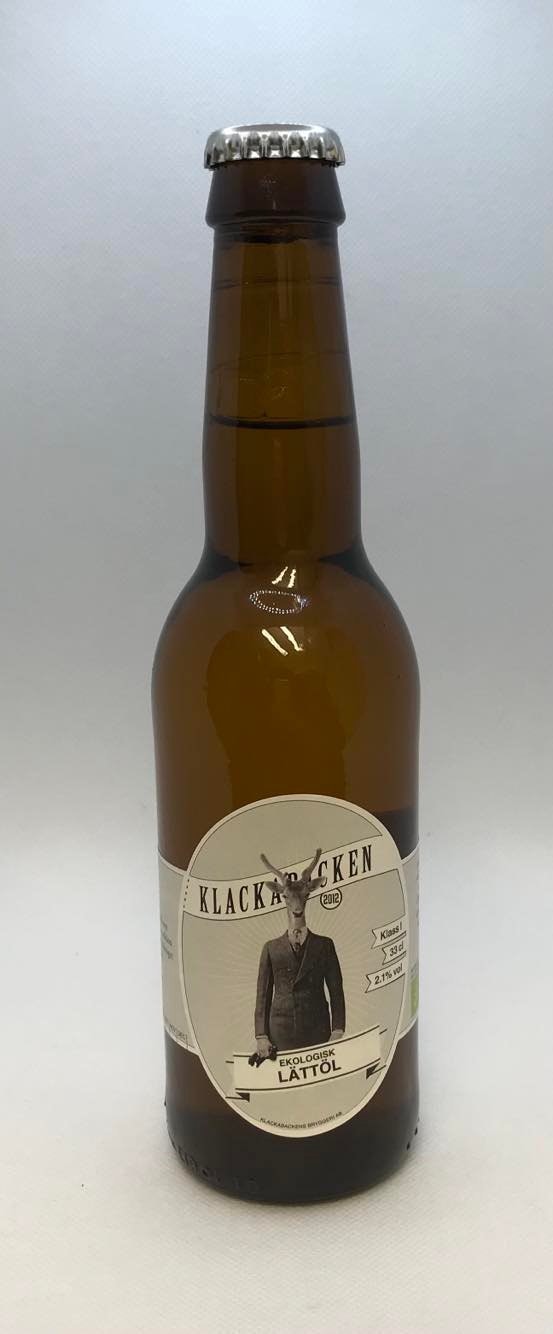 Klackabackens Lättöl 2,1%, 33cl, Klackabacken