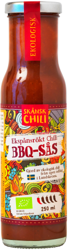 Ekspånsrökt chili BBQ-sås 250 ml EKO, Skånsk Chili