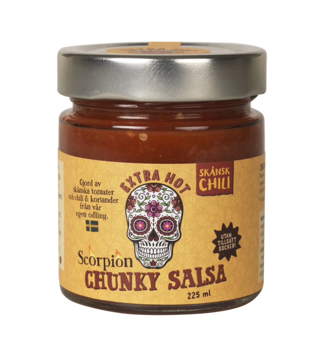 Scorpion Chunky Salsa 225 ml, Skånsk Chili