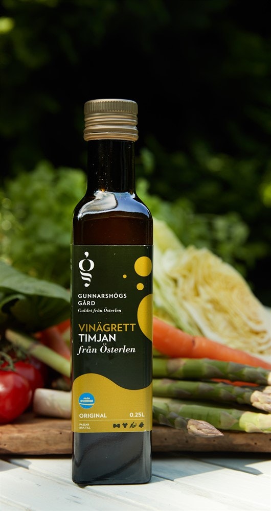 Vinägrett Timjan KRAV, 250ml, Gunnarshög