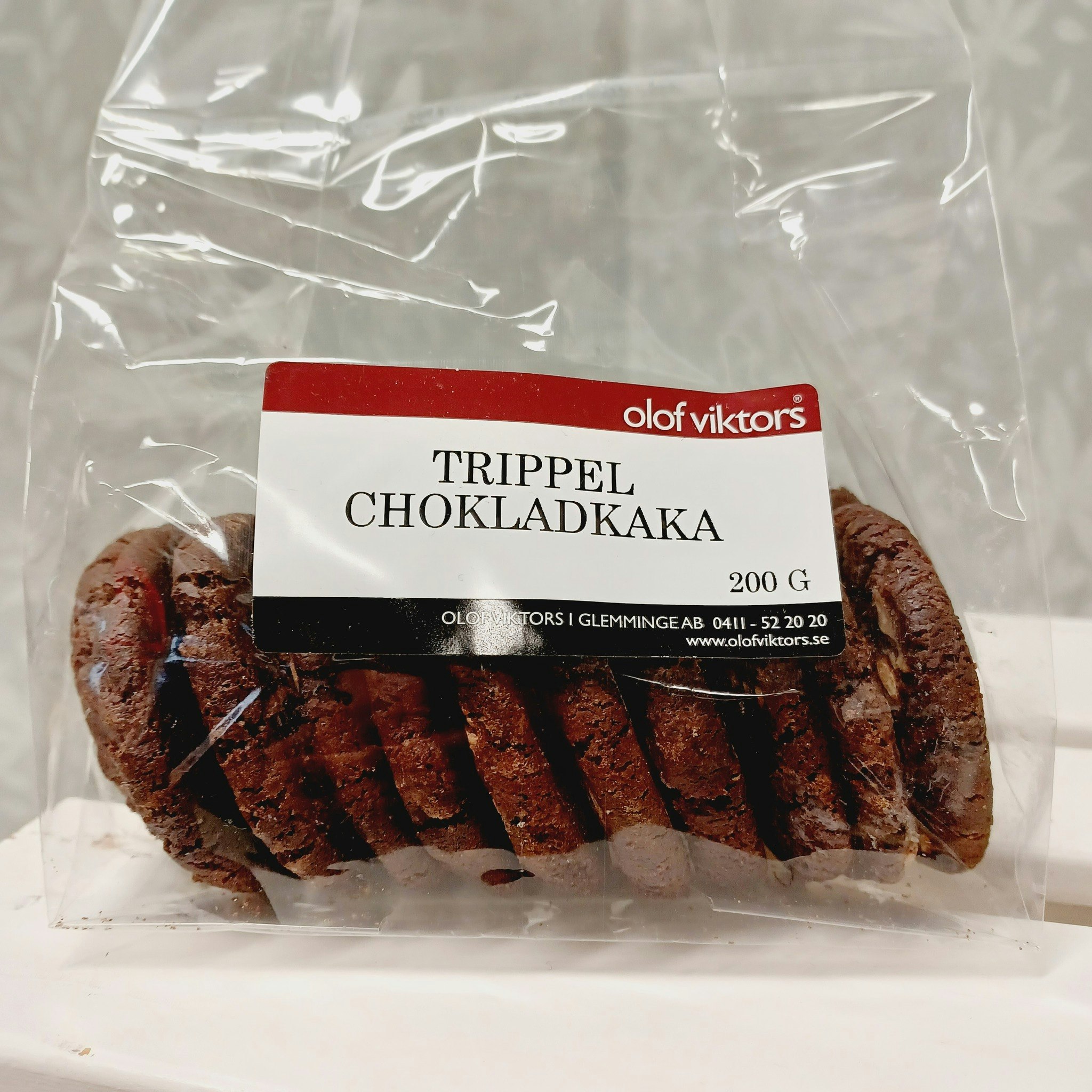 Trippel Chokladkaka 200 g, Olof Viktors