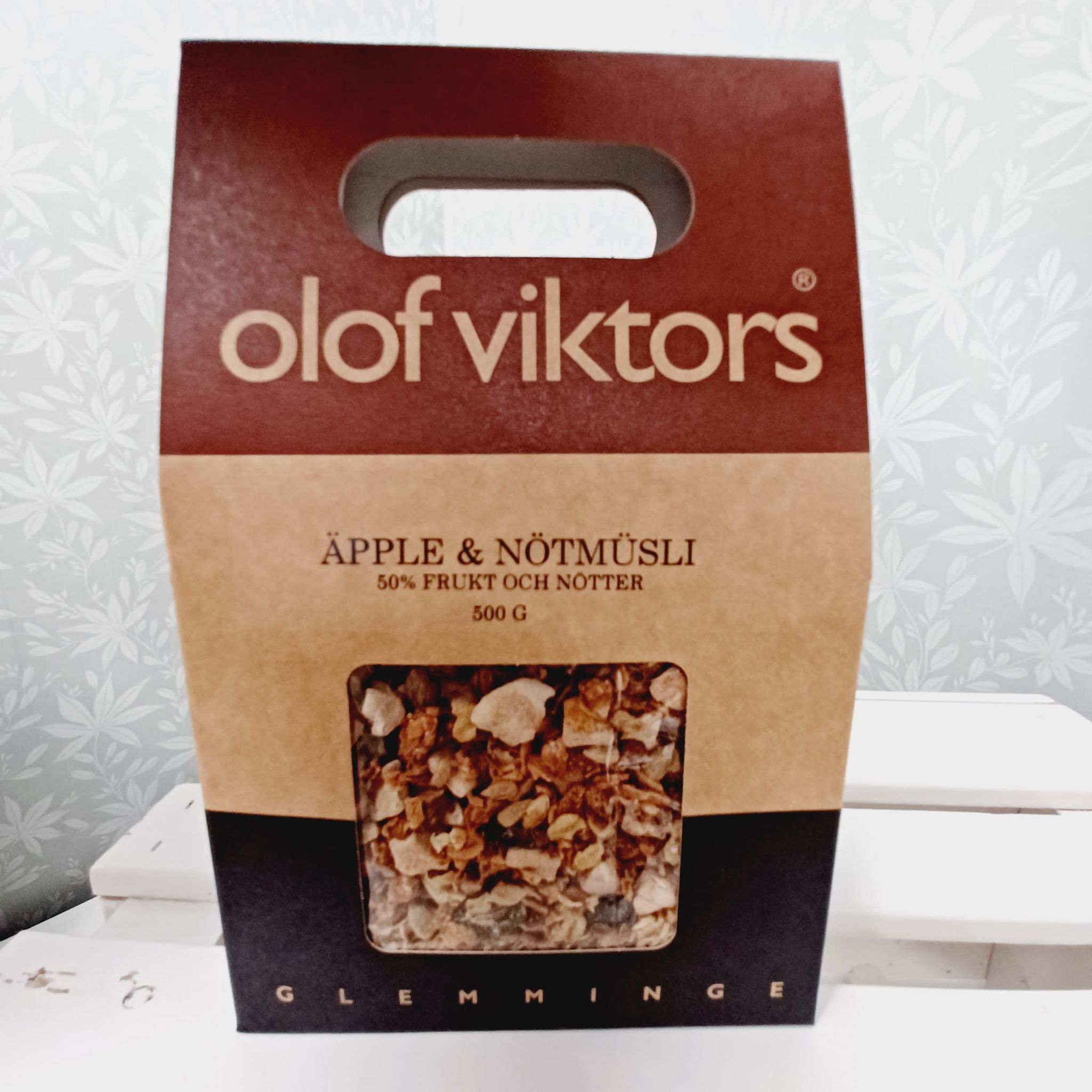 Äpple & nötmüsli 500g, Olof Viktors