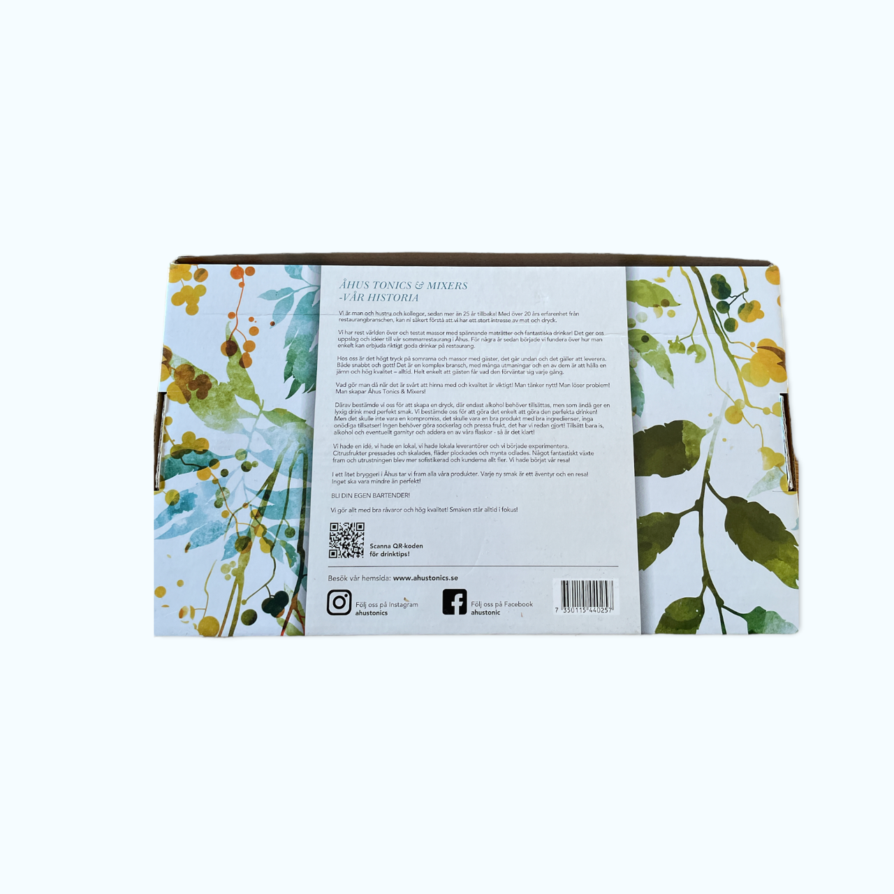 Presentlåda, Cocktails/Mixers 6-pack, Åhus Tonics & Mixers