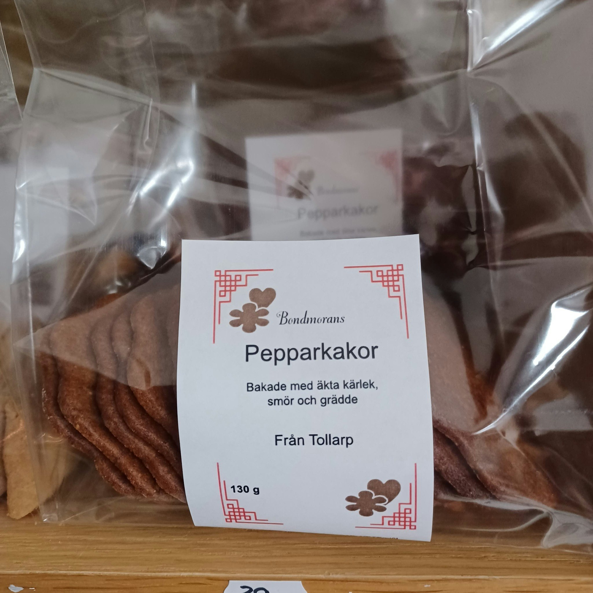 Pepparkakor 130 g, Bondmorans