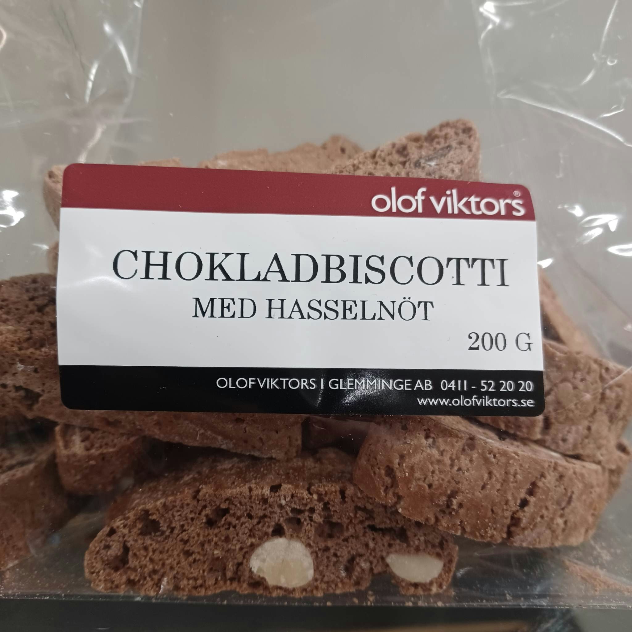 Chokladbiscotti 200 g, Olof Viktors
