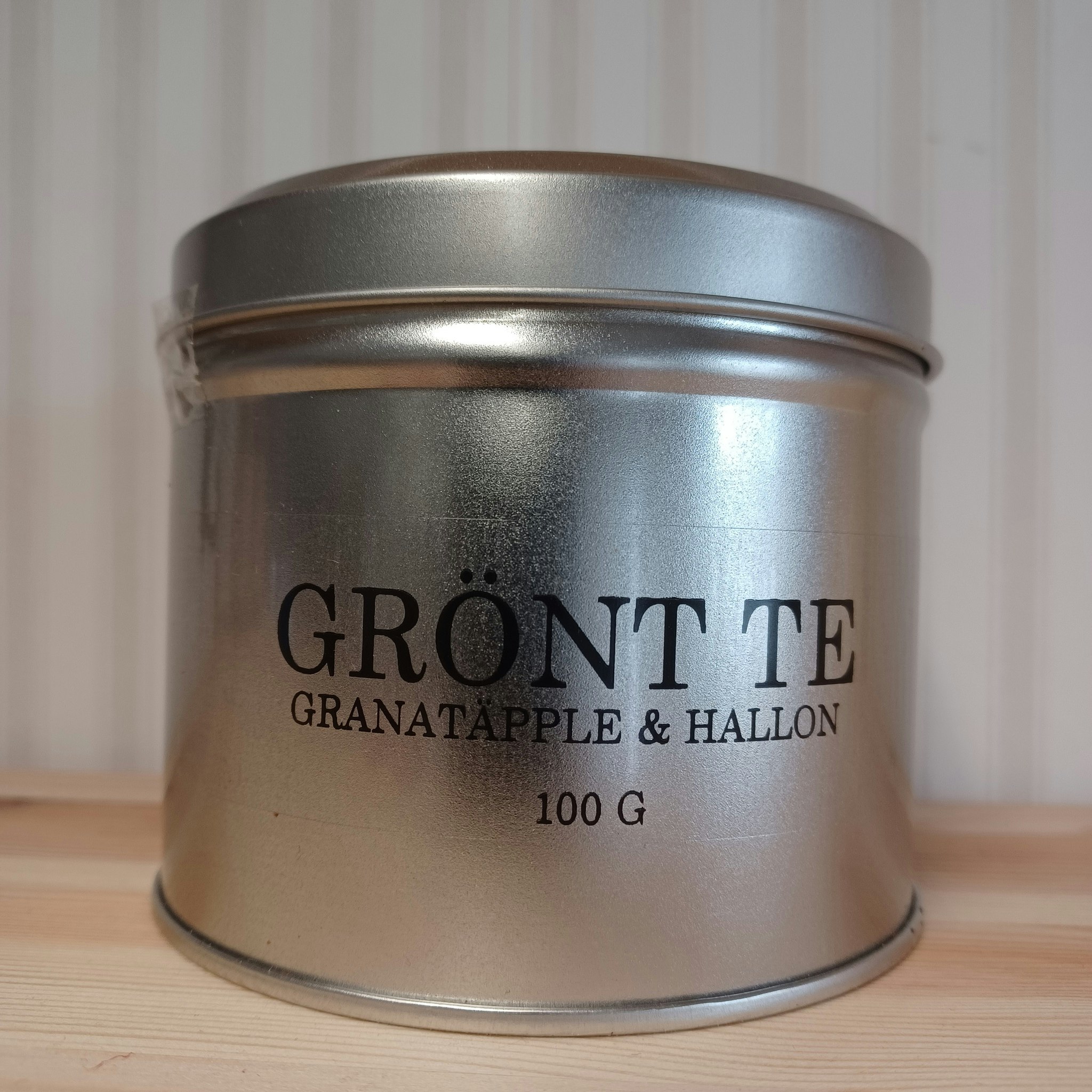 Grönt Te Burk Granatäpple & Hallon 100g, Olof Viktors