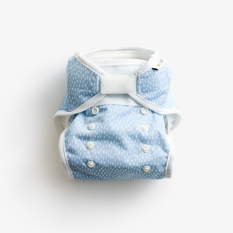 Allt-i-två blöjbyxa, one size - Blue sprinkle, Vimse