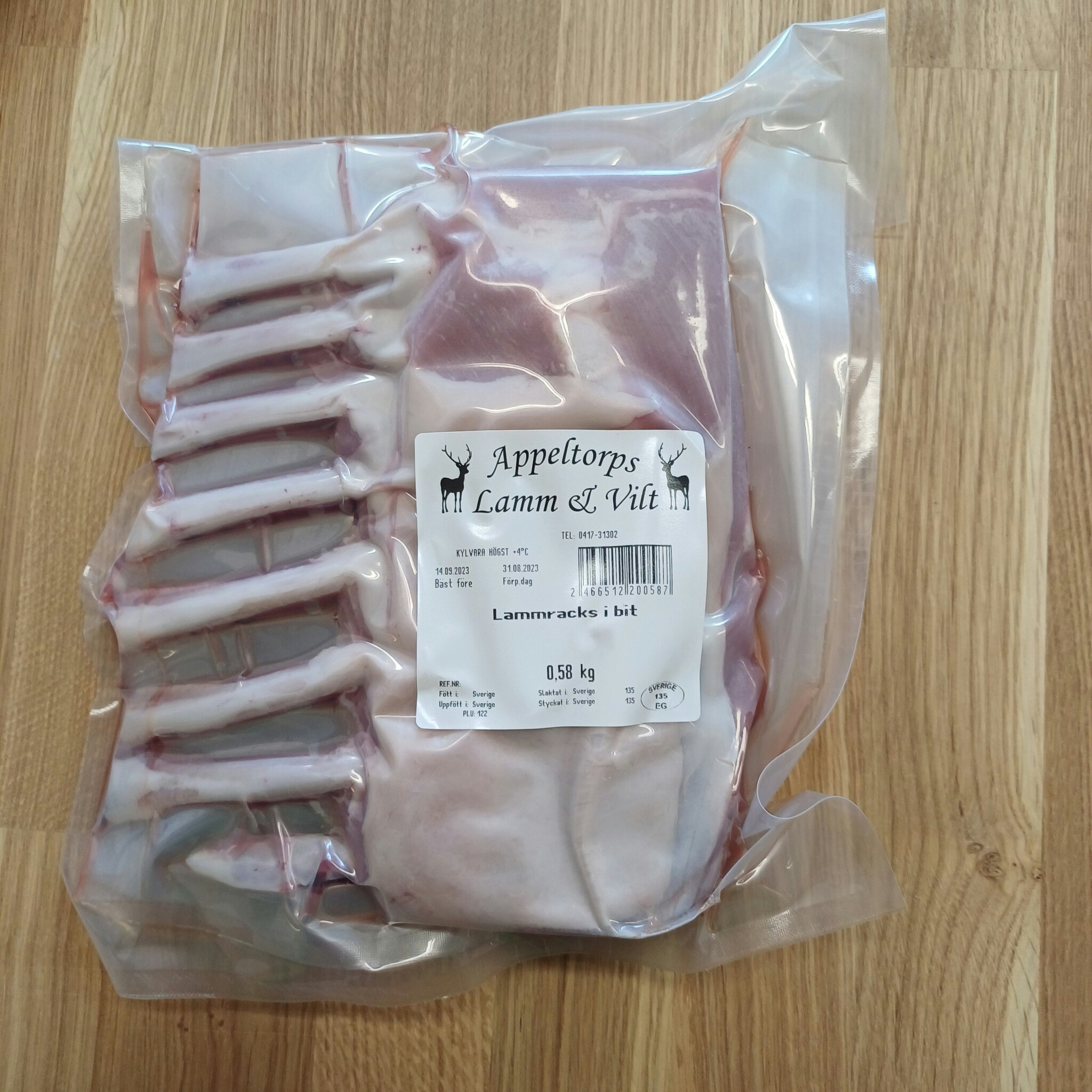 Lammracks fryst, Björkbacka Gård