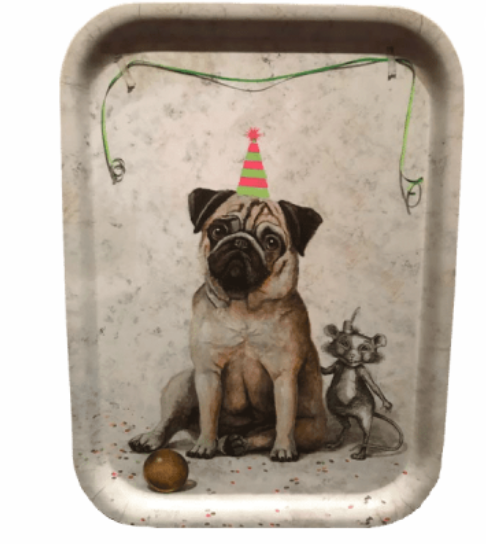 Polare Mops Bricka 20 x 27 cm