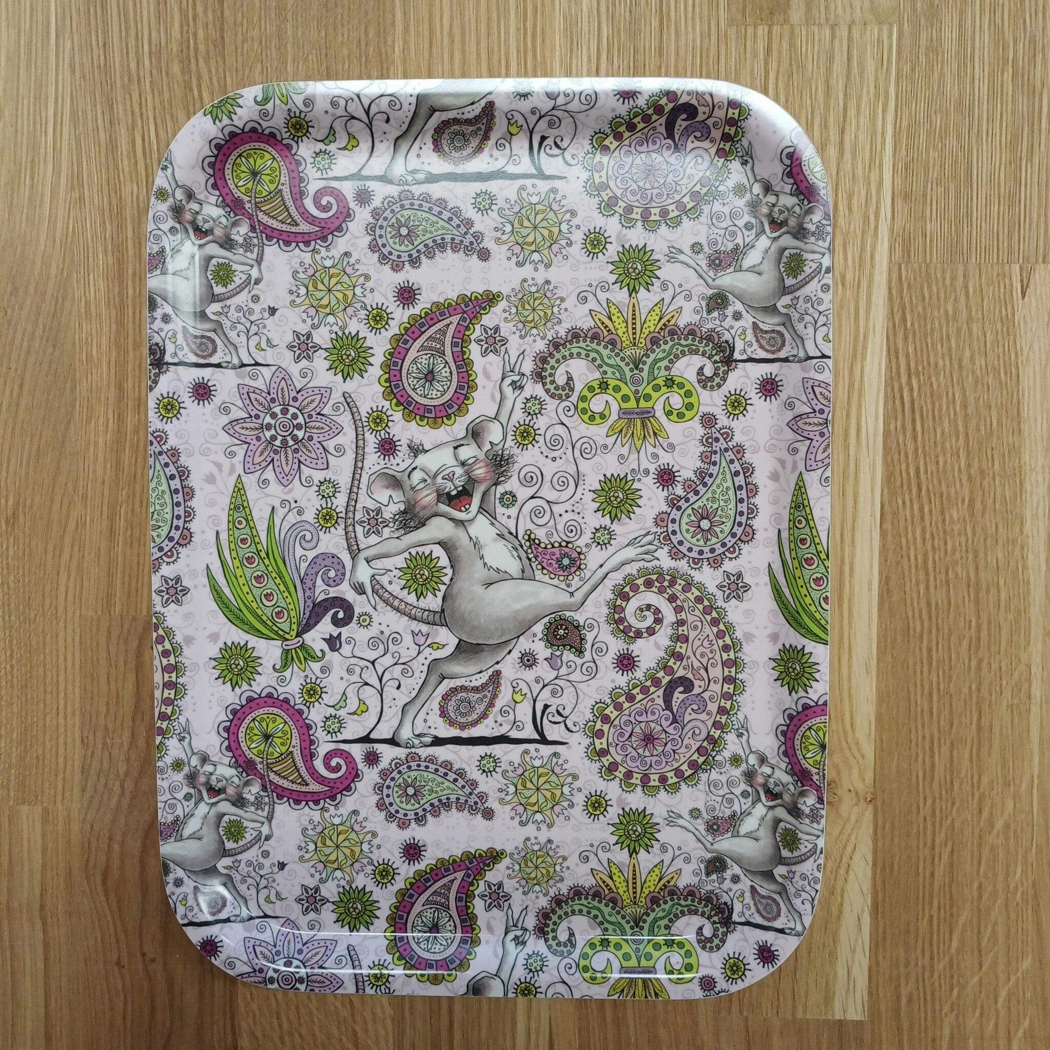 Vincents Paisley Bricka 20 x 27 cm