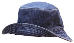 Trädgårdshatt, denim