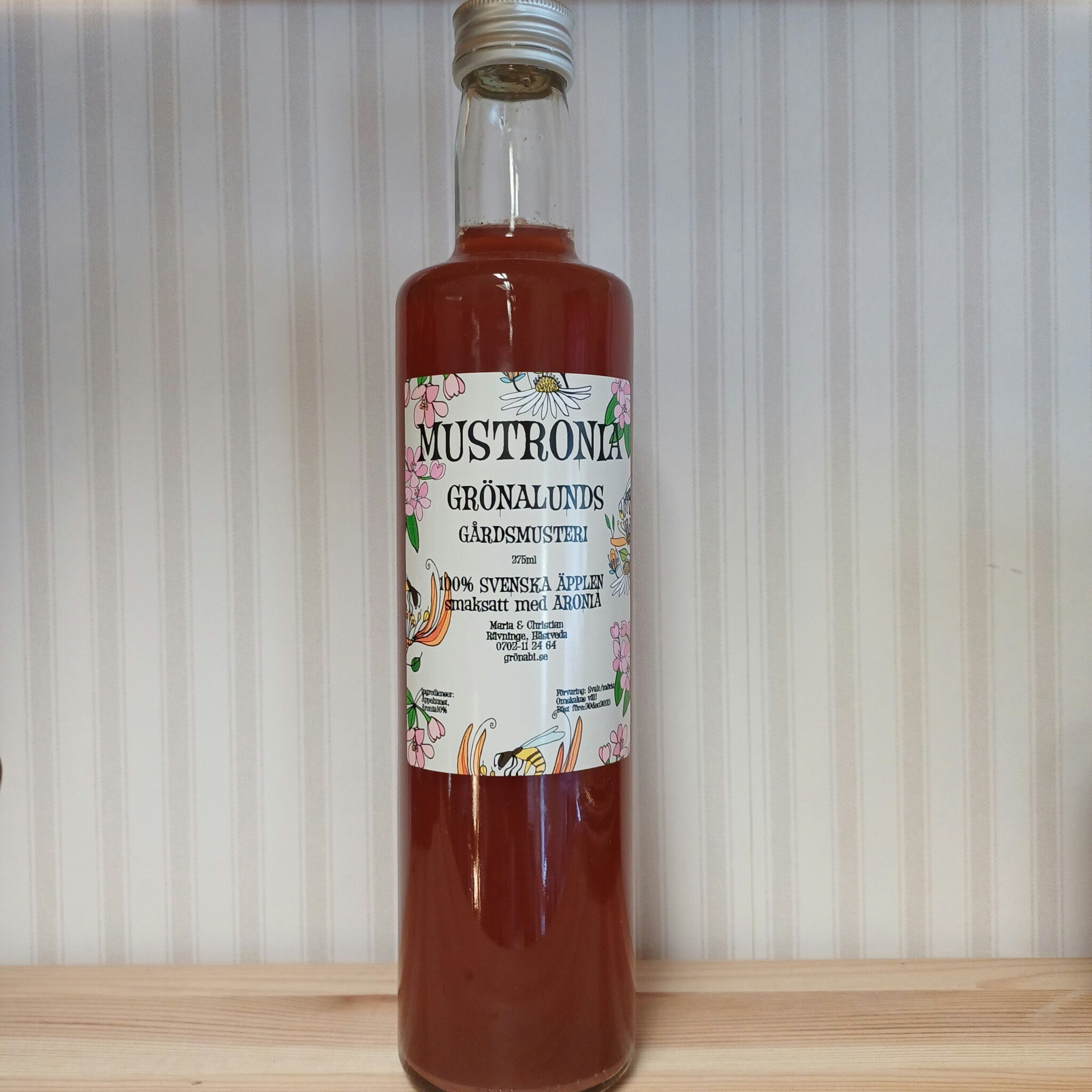 Mustronia 500ml, Grönalunds Gårdsmusteri