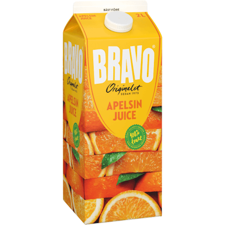 Bravo Juice Apelsin, 2 L