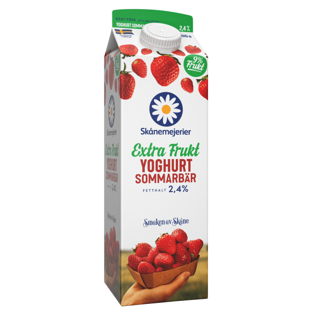Extra Frukt Yoghurt Sommarbär 2,5% 1000 g, Skånemejerier