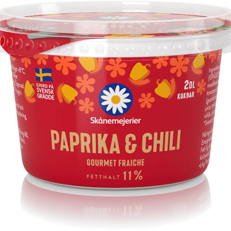 Gourmet Fraiche Paprika Chili 11% 2 dl, Skånemejerier
