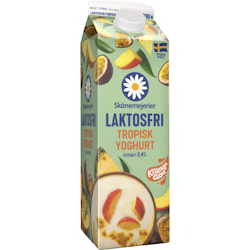 Laktosfri Tropisk Yoghurt 2,5% 1000 g, Skånemejerier