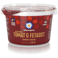 Gourmet Fraiche Soltorkad & Fetaost 28% 2 dl, Skånemejerier