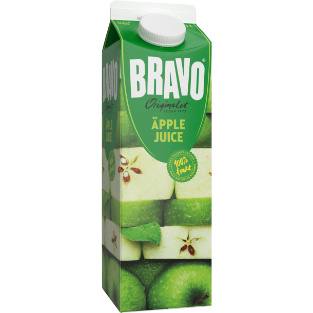 Bravo Juice Äpple, 1 L