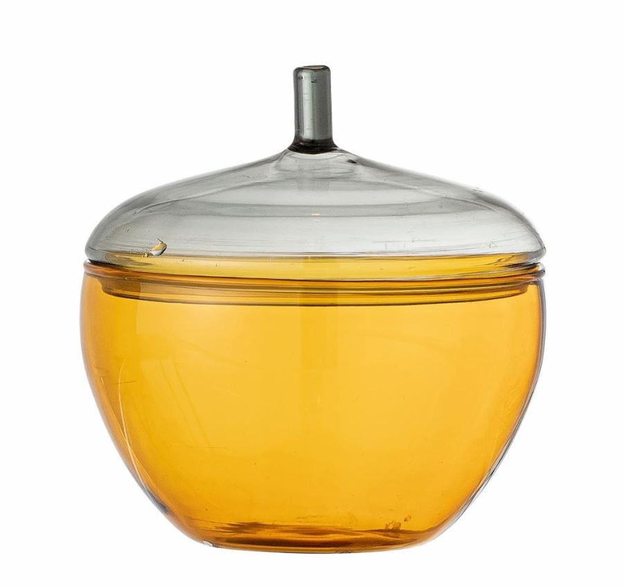 Glasskål med lock Danni D10 cm