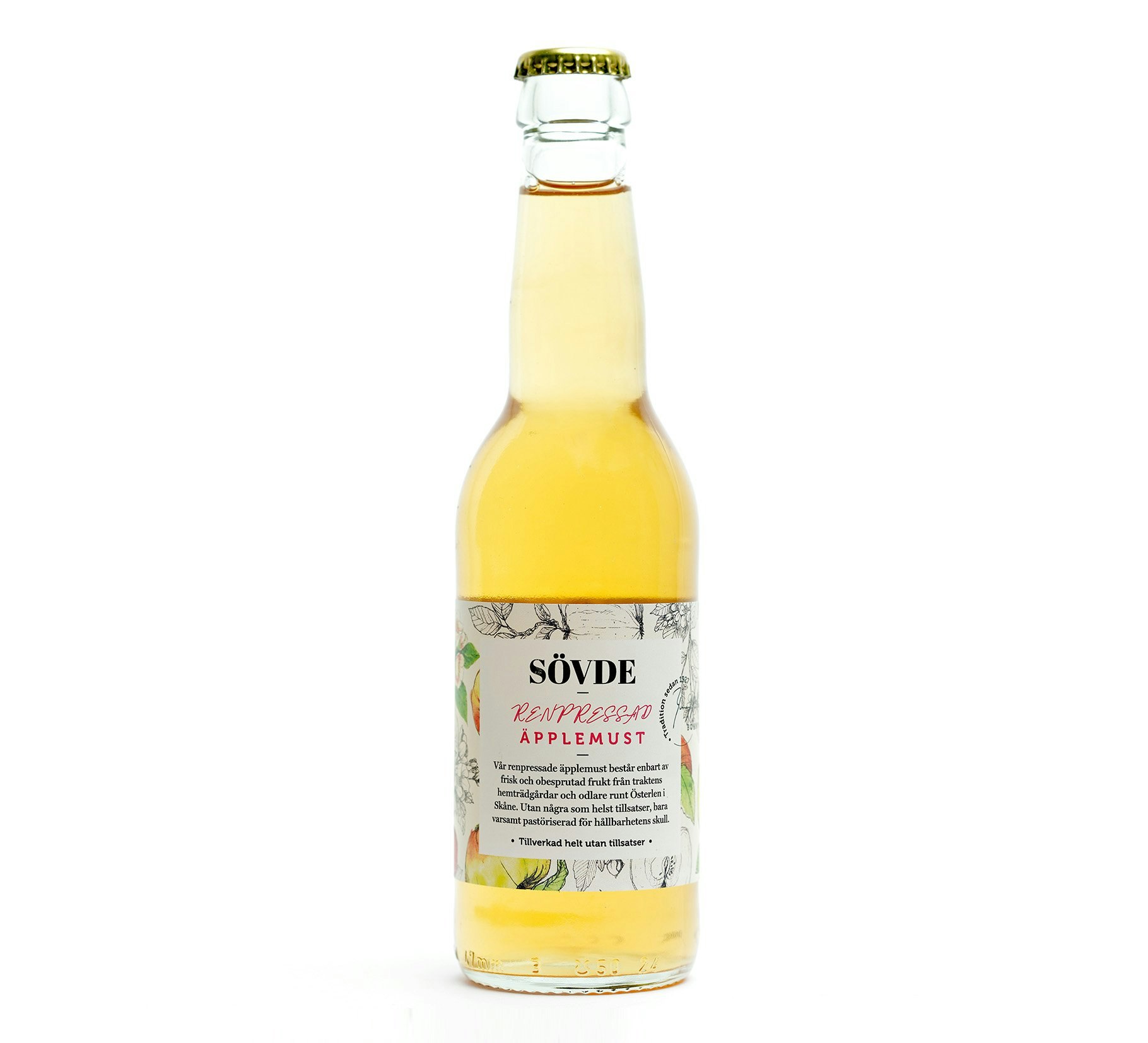 Äpplemust 33 cl, Sövde Musteri