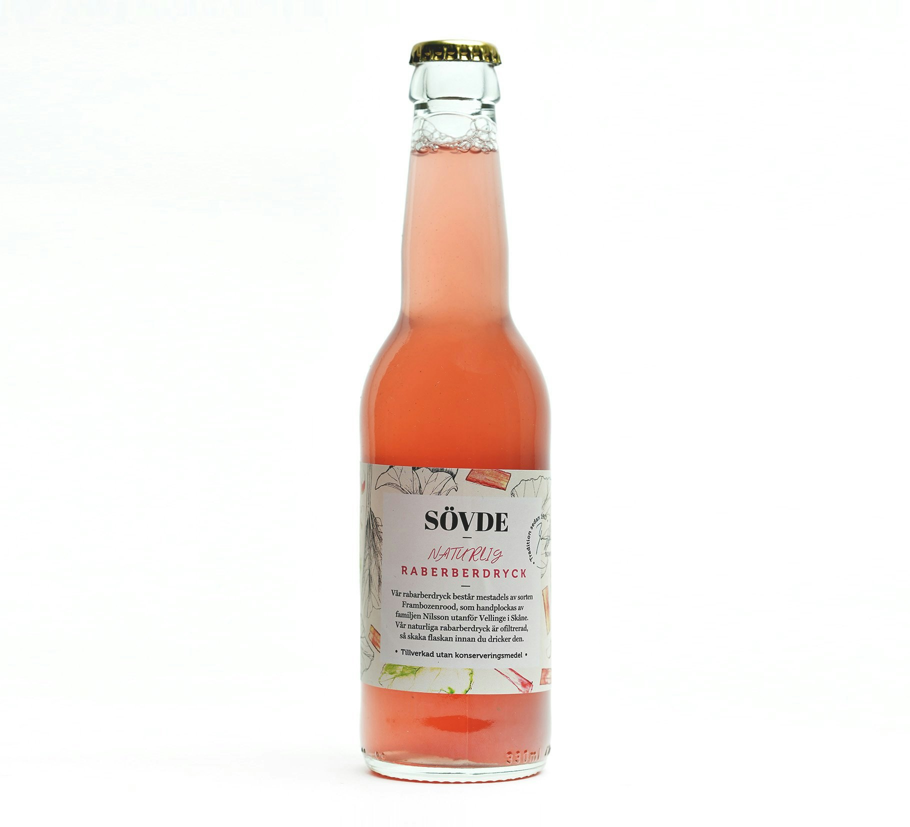 Rabarberdryck 33cl, Sövde Musteri