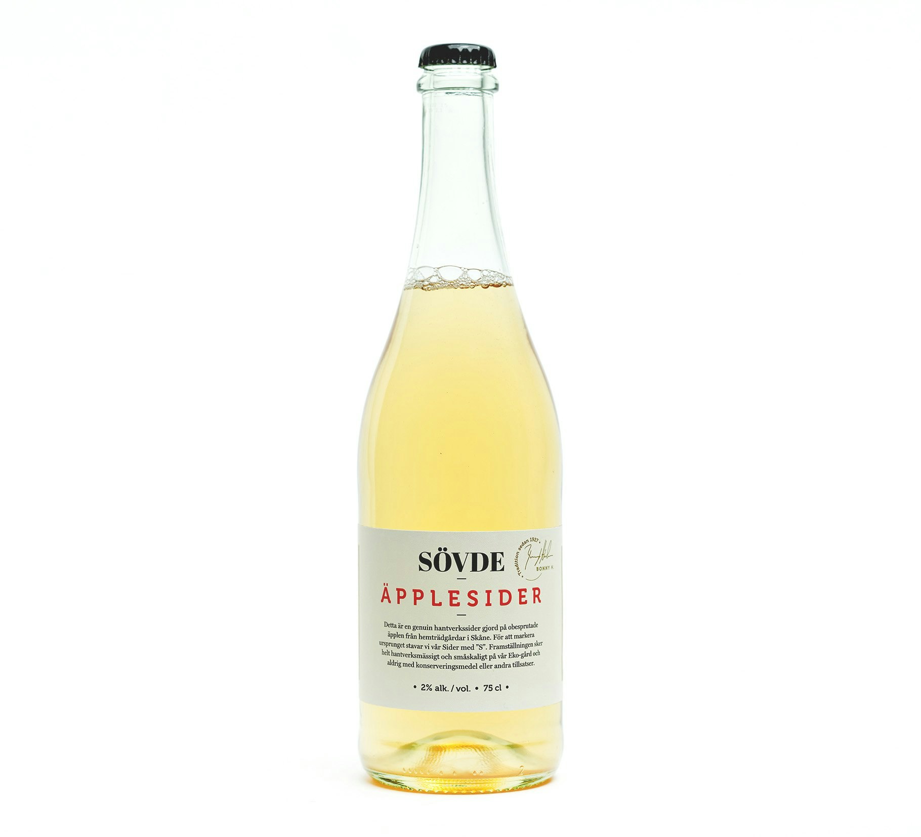 Äppelsider 75cl, Sövde Musteri