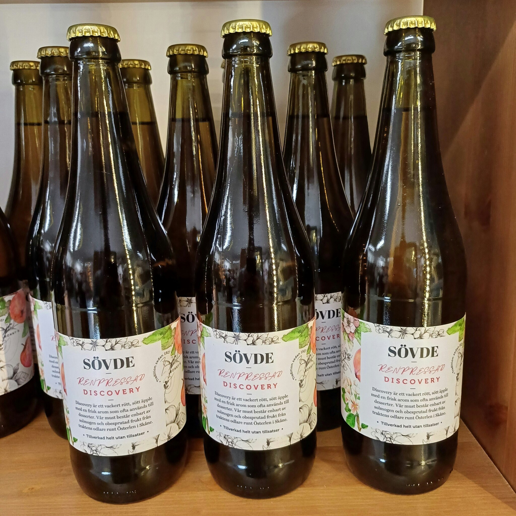 Äpplemust Discovery 65 cl, Sövde Musteri