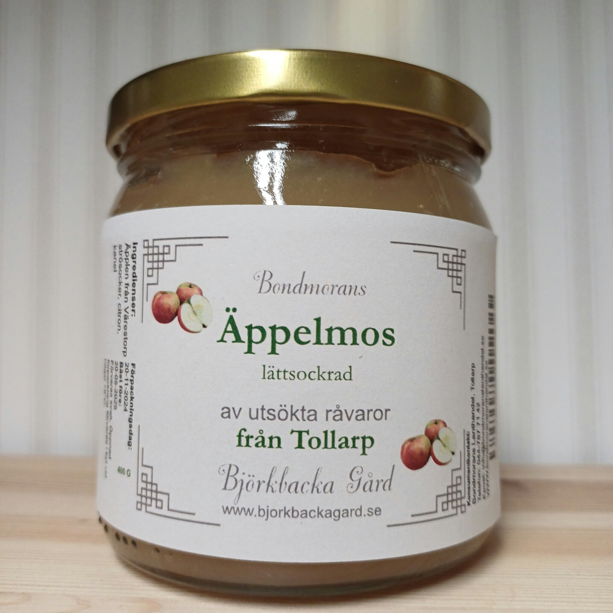 Äppelmos 400 g, Bondmorans
