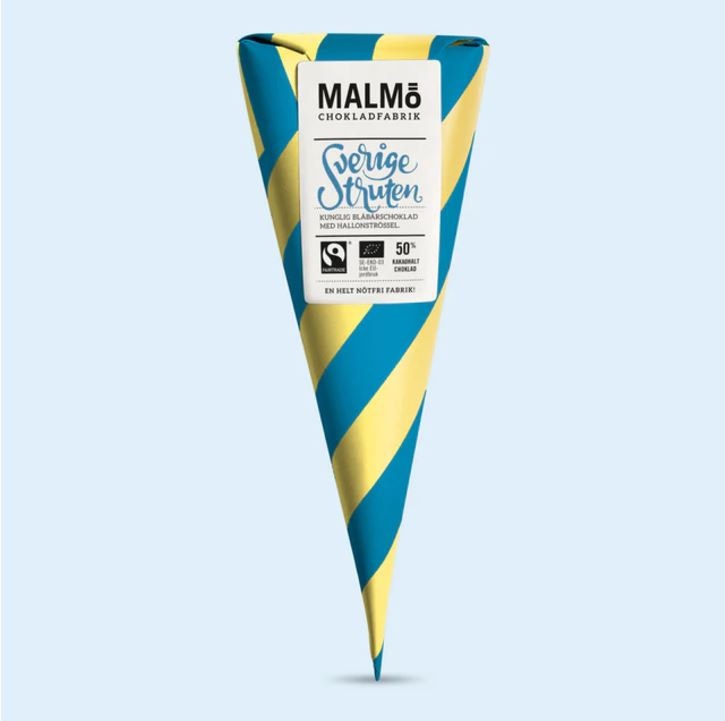 Chokladstrut Sverigestruten 50% Dark Milk, 90 g EKO Malmö Chokladfabrik