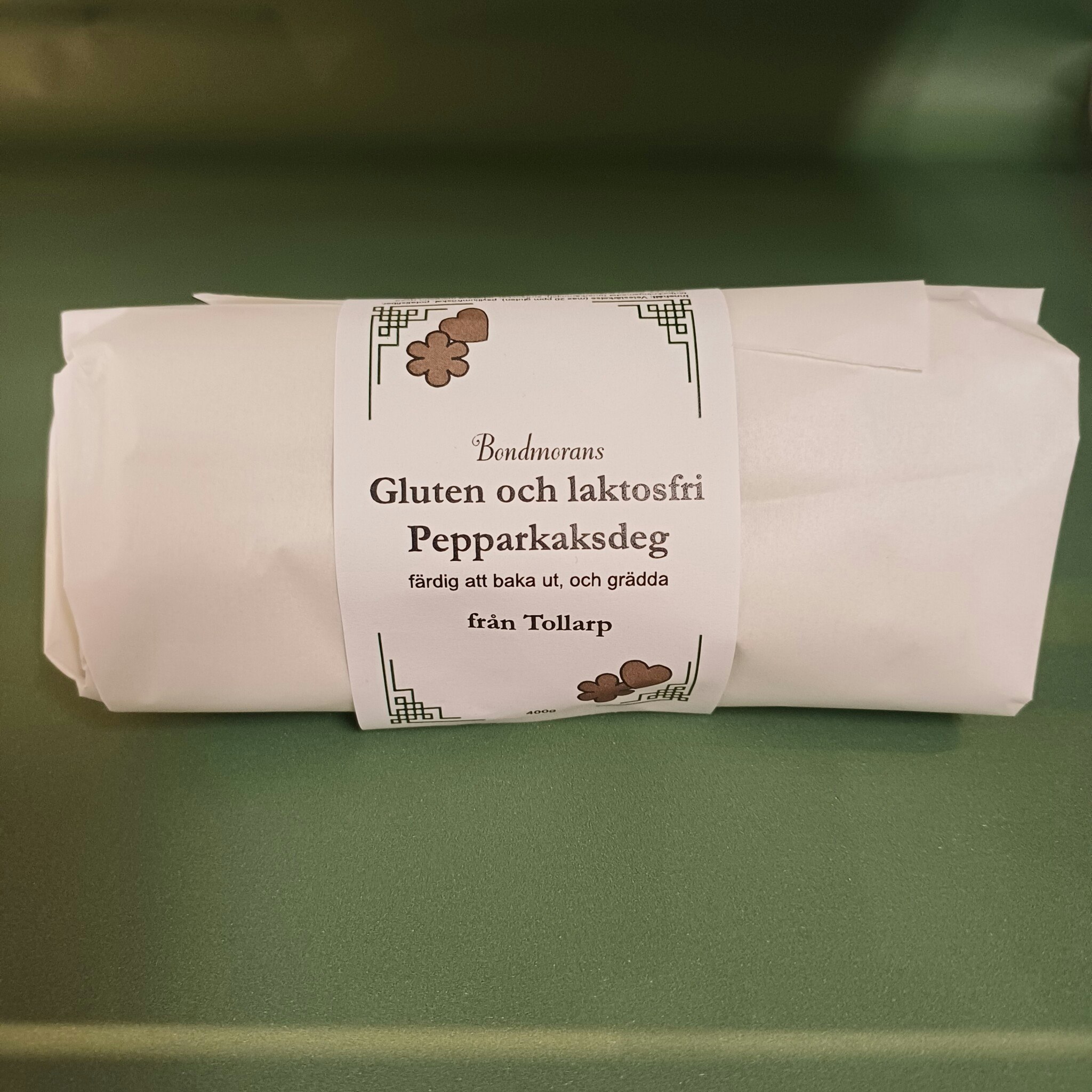 Gluten/laktosfri pepparkaksdeg 400g, Bondmorans