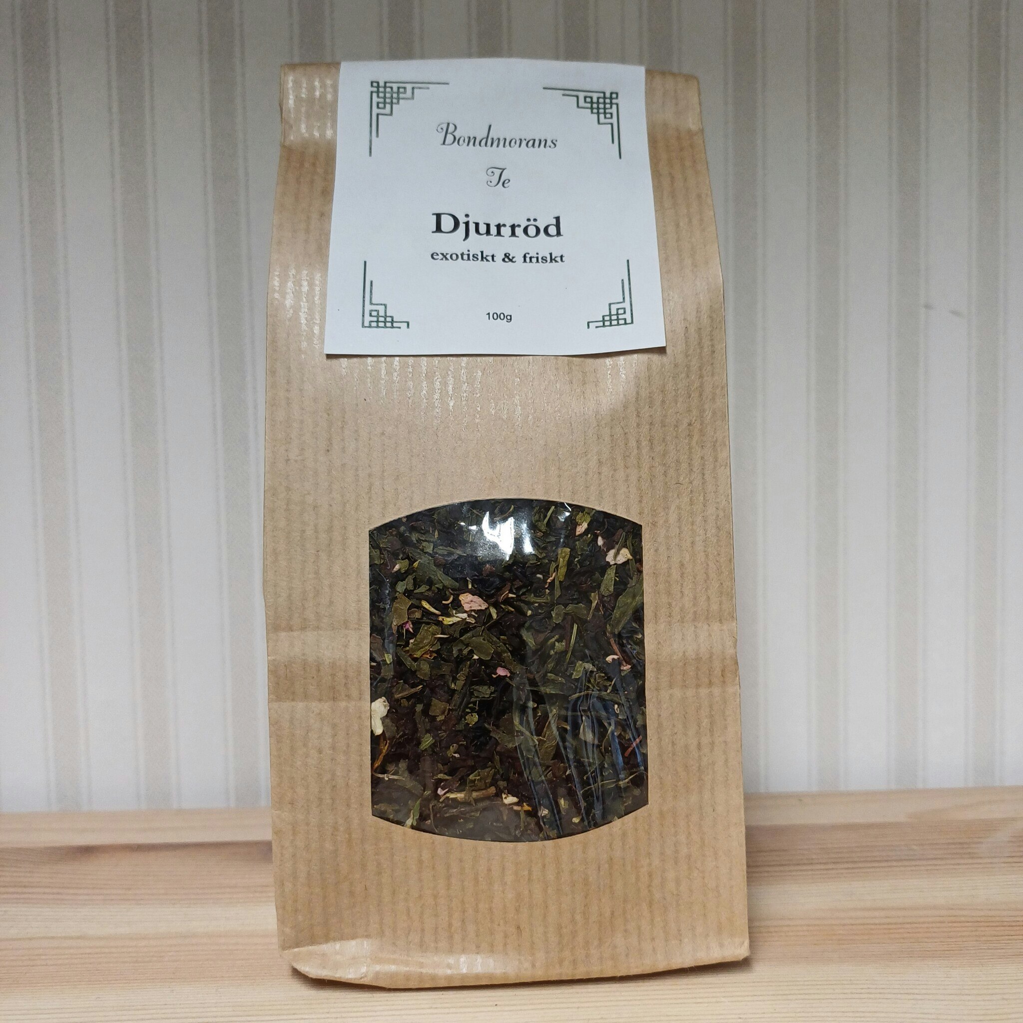 Te Djurröd 100g, Bondmorans
