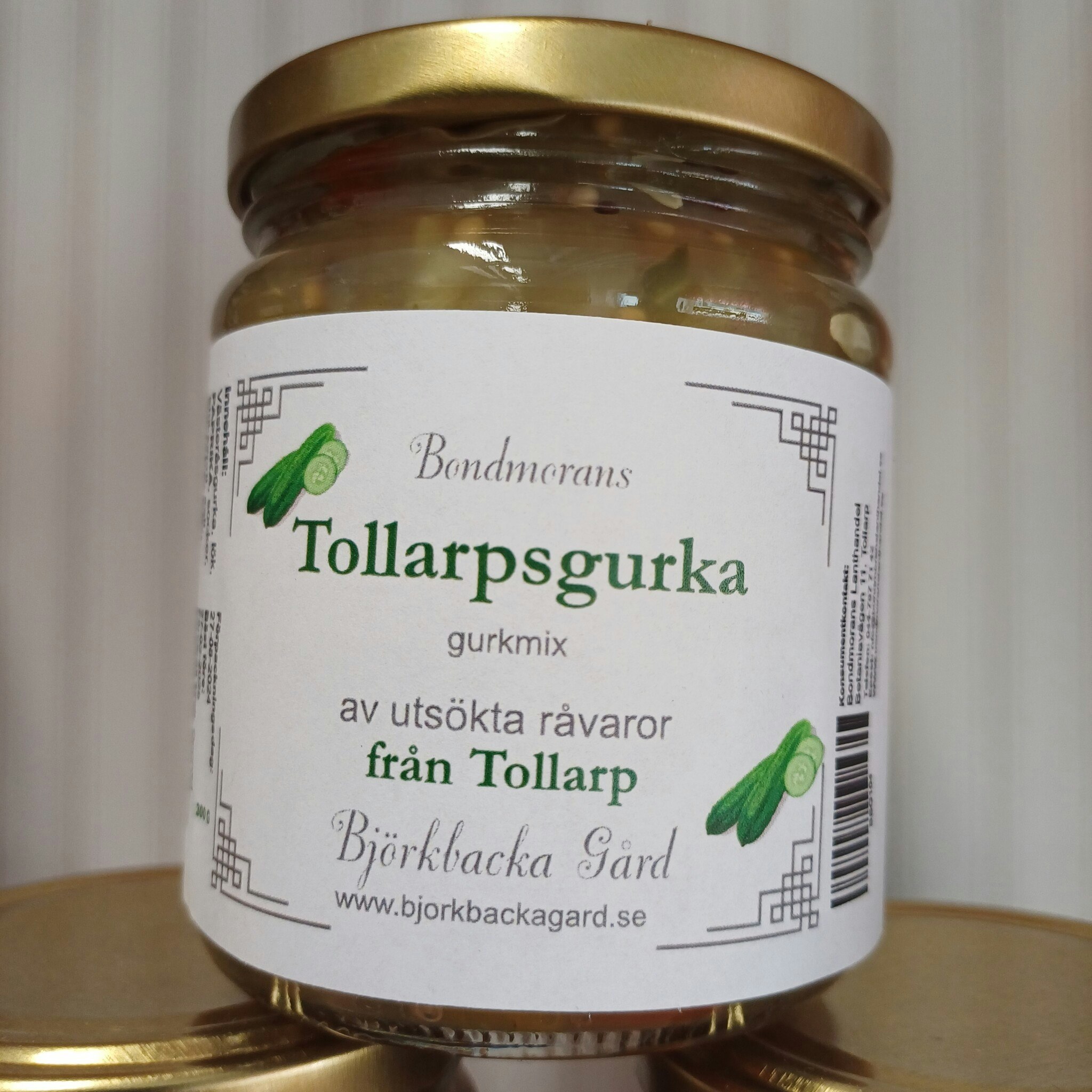 Tollarpsgurka 300g, Bondmorans