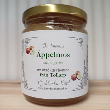 Äppelmos med ingefära 275g, Bondmorans