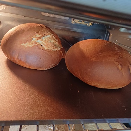Bak/pizzastål 8 mm, 34 x 40 cm