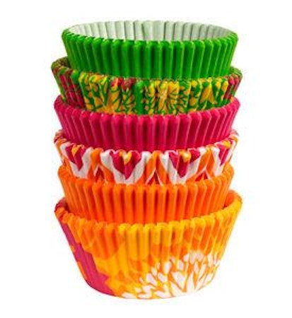 Muffinsform Neon Florals, 150 st