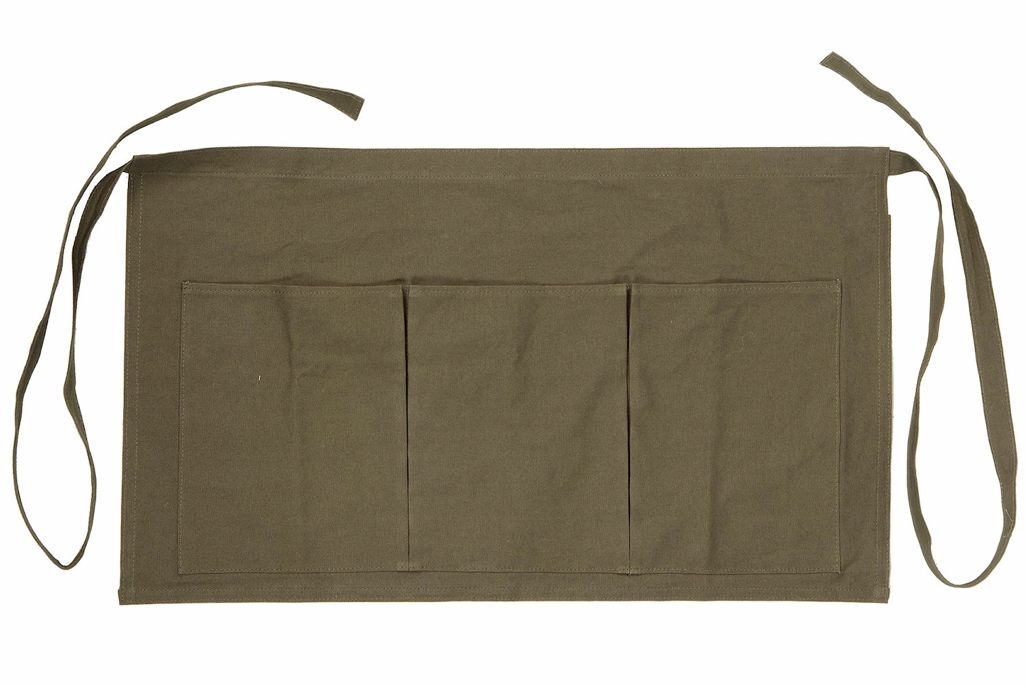 Förkläde, Vaxad Canvas Khaki, kort