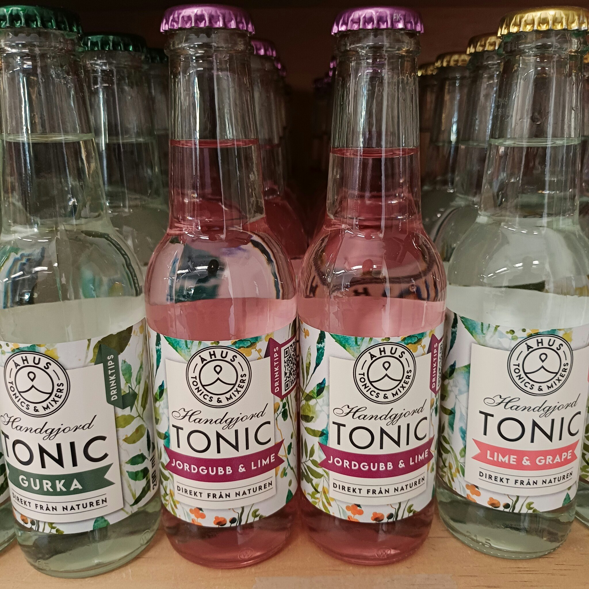 Jordgubb/Lime Tonic 200 ml, Åhus Tonic