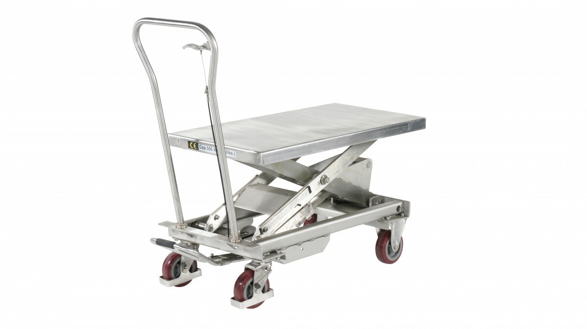 BSS50 Rostfritt lyftbord 500 kg