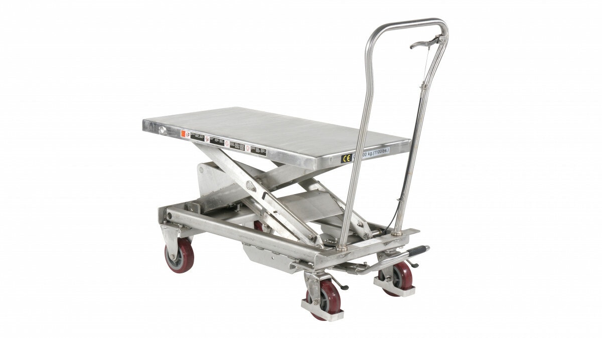 BSS50 Rostfritt lyftbord 500 kg