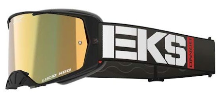 EKS Lucid Caliber BLACK Silver Mirror Lens