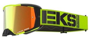 EKS Lucid Caliber FLOW YELLOW Gold Mirror Lens