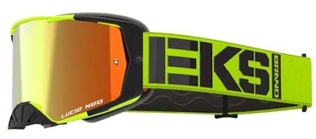 EKS Lucid Caliber FLOW YELLOW Gold Mirror Lens