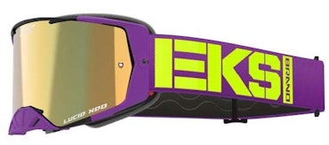 EKS Lucid Caliber PURPLE Gold Mirror Lens