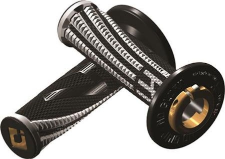 ODI Emig2 Pro V2 Lock-on Grip, 2 & 4 Stroke SVART / VIT