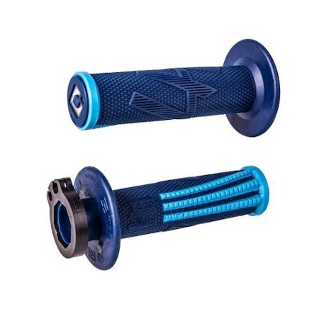 ODI Emig2 Pro V2 Lock-on Grip, 2 & 4 Stroke BLÅ