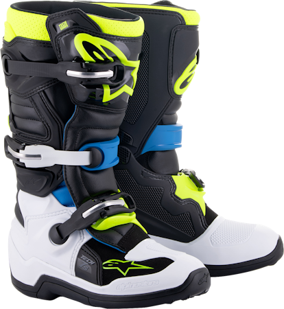 Alpinestars Tech 7s junior Svart/Blå/Gul