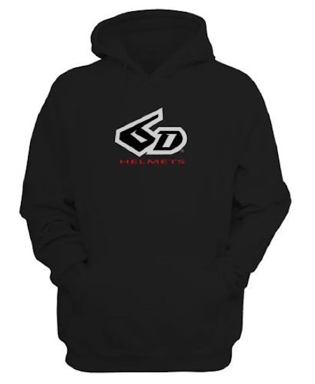 Hoodie Svart 6D tröja