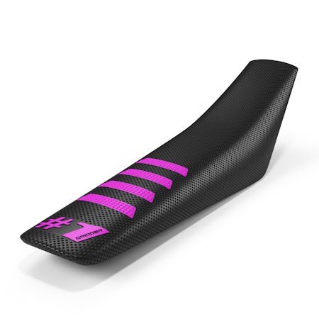 ONEGRIPPER - RIBBED Svart/Rosa