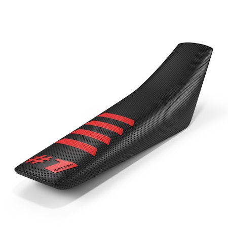 ONEGRIPPER - RIBBED Svart/Röd