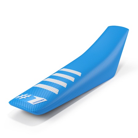 ONEGRIPPER - RIBBED Ljusblå/Vit